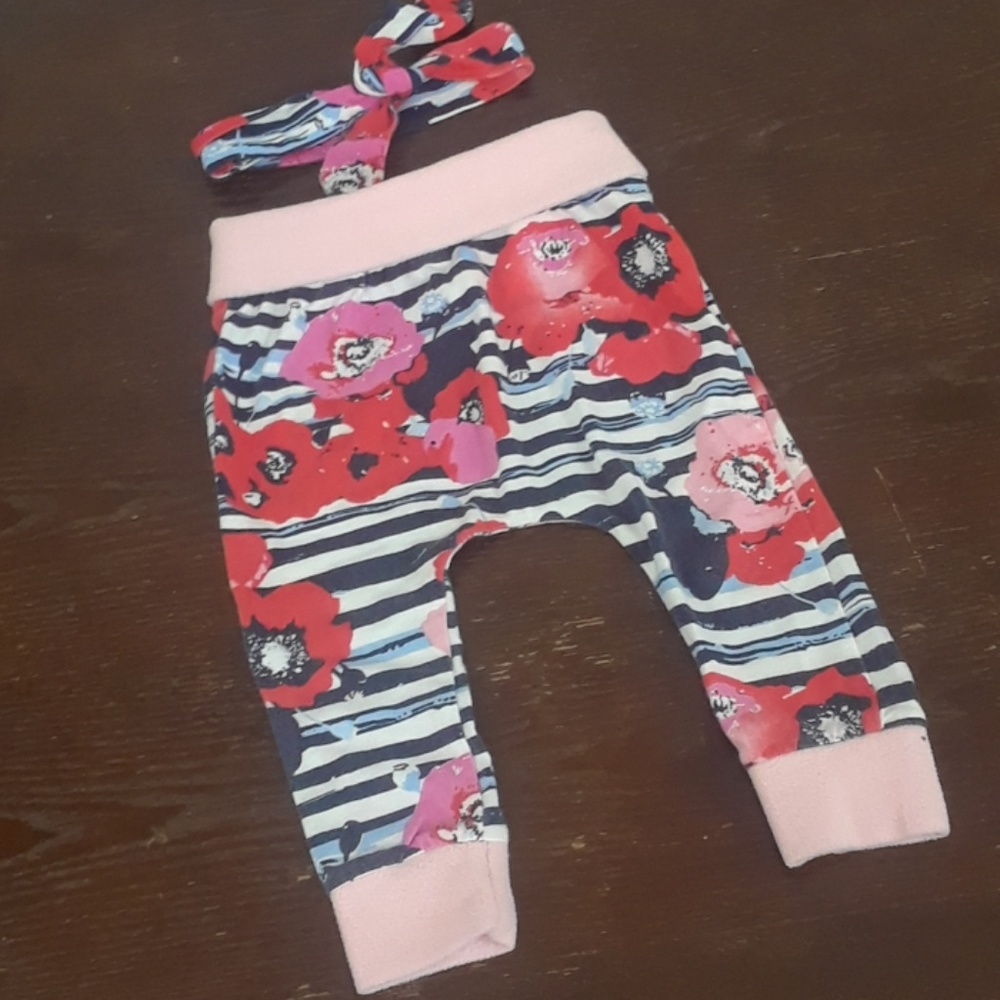 Pants with Matching Headband